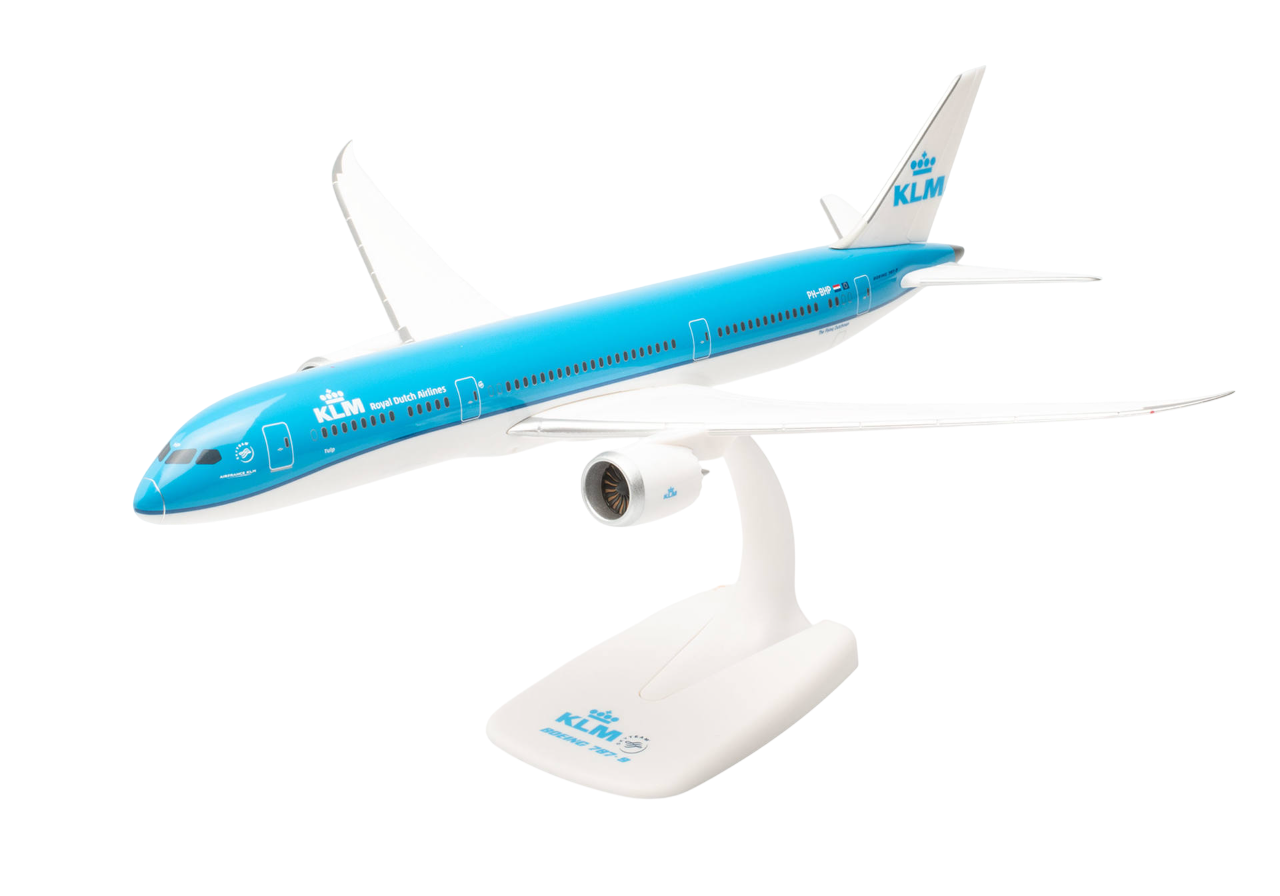 Boeing 787-9 KLM Snap-Fit Plane Model - 1/200 Scale – EraScaleModels