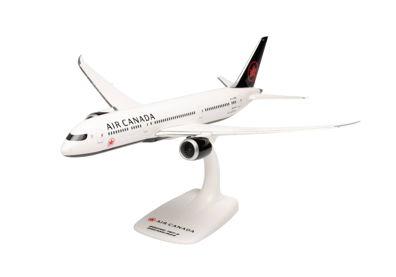 Boeing 787-9 Air Canada Plane Model with Stand - 1/200 Scale
